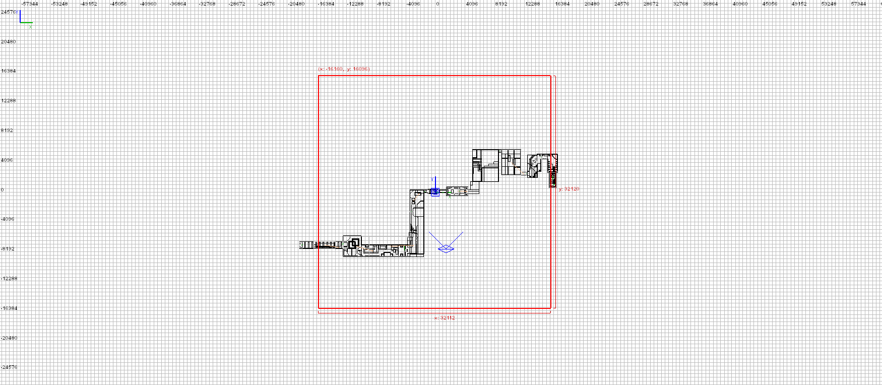 MAP IN RADIANT WITH MEASUREMENTS